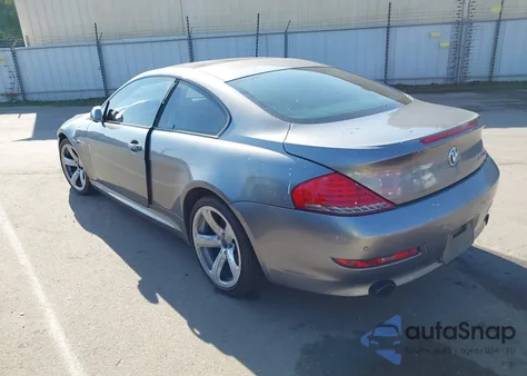 2009 BMW 650I из США, поврежденный, VIN WBAEA53539CV92655